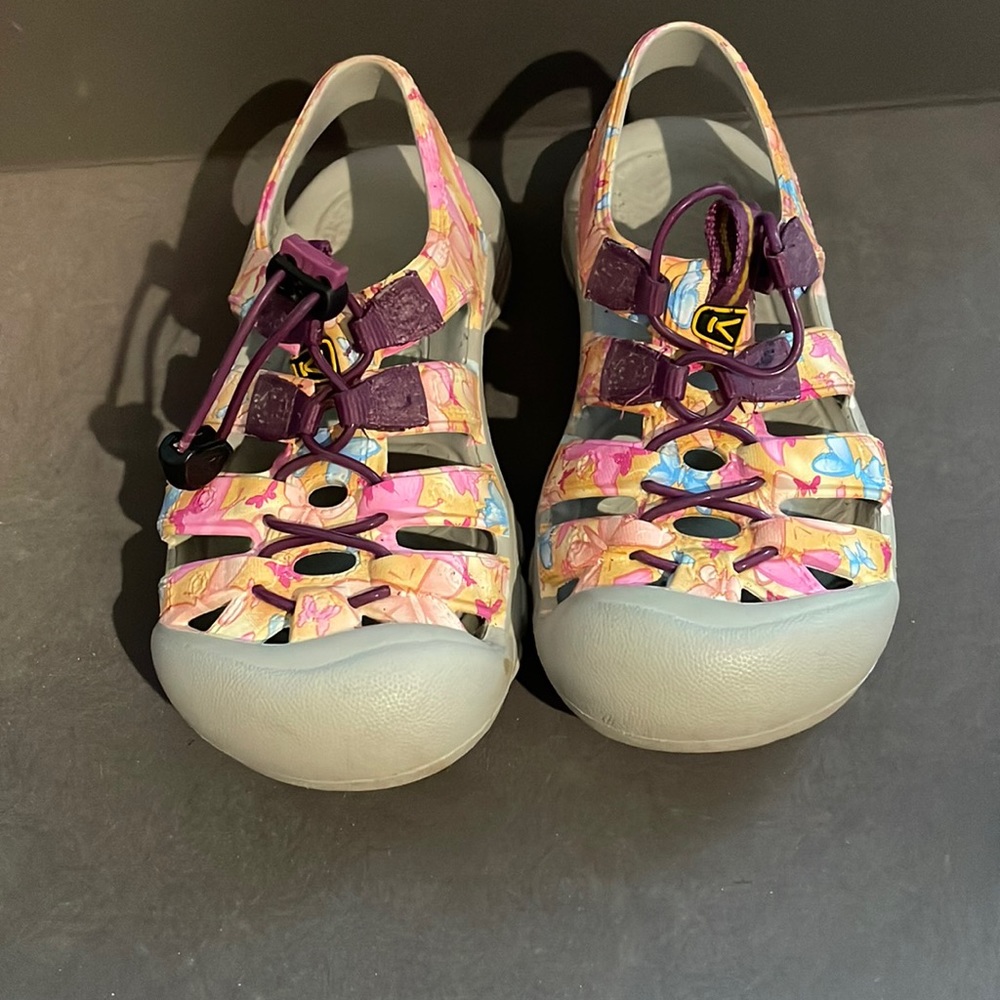 Keen Kids Floral Pink Purple Blue Sandals